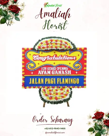 Sewa Papan Bunga Bambang